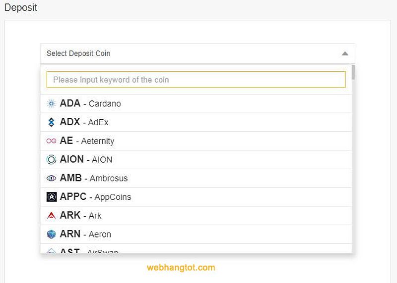 Select-coin-to-deposit-from-binance-exchange